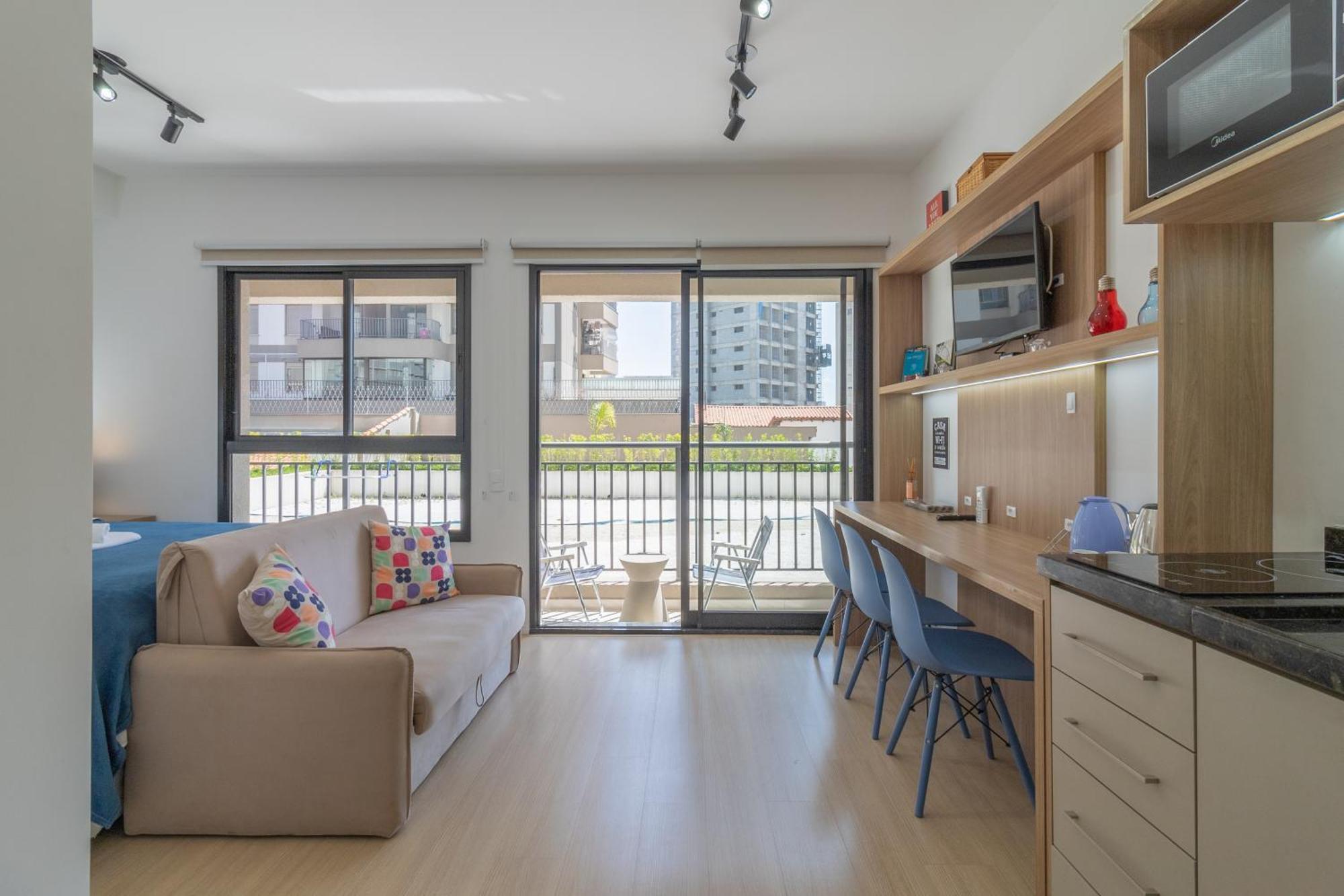 Apartamento Studio Completo A 3 Min Do Metro Vila Madalena São Paulo